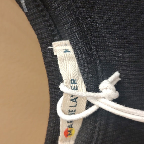 Marine Layer Lexi Rib Fit and Flare Midi Dress Medium - Picture 5 of 8